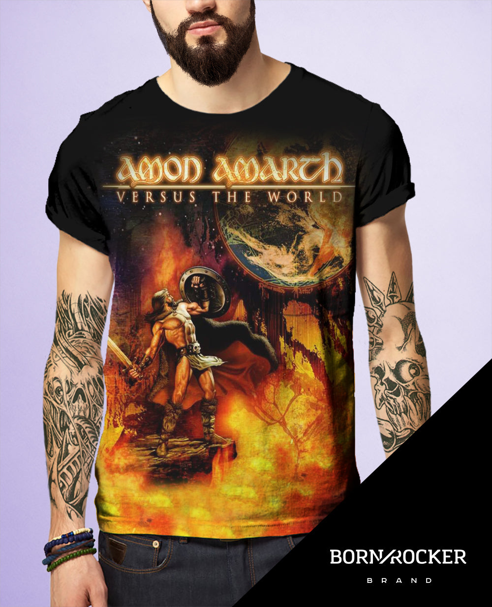 AMON AMARTH versus the world t-shirt