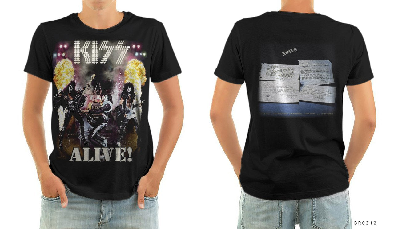 KISS alive t-shirt