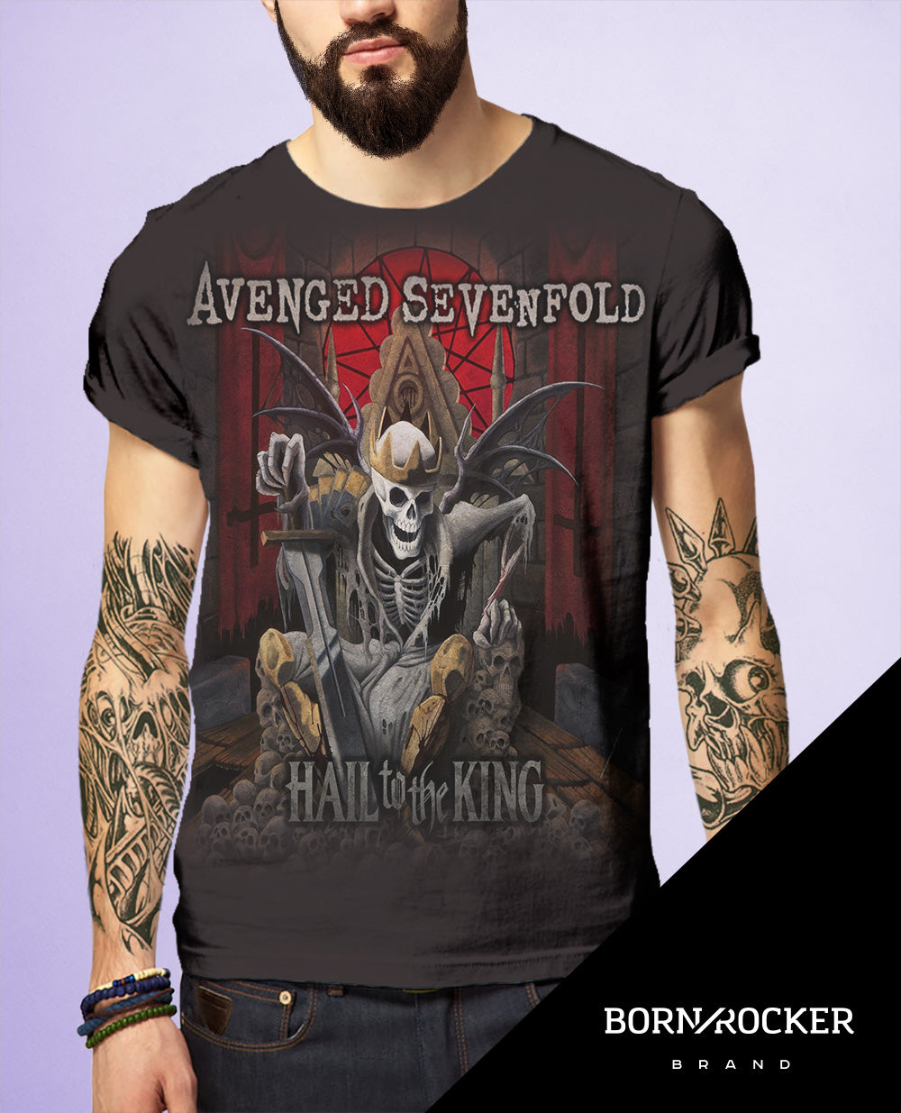 AVENGED SEVENFOLD hail to the king t-shirt