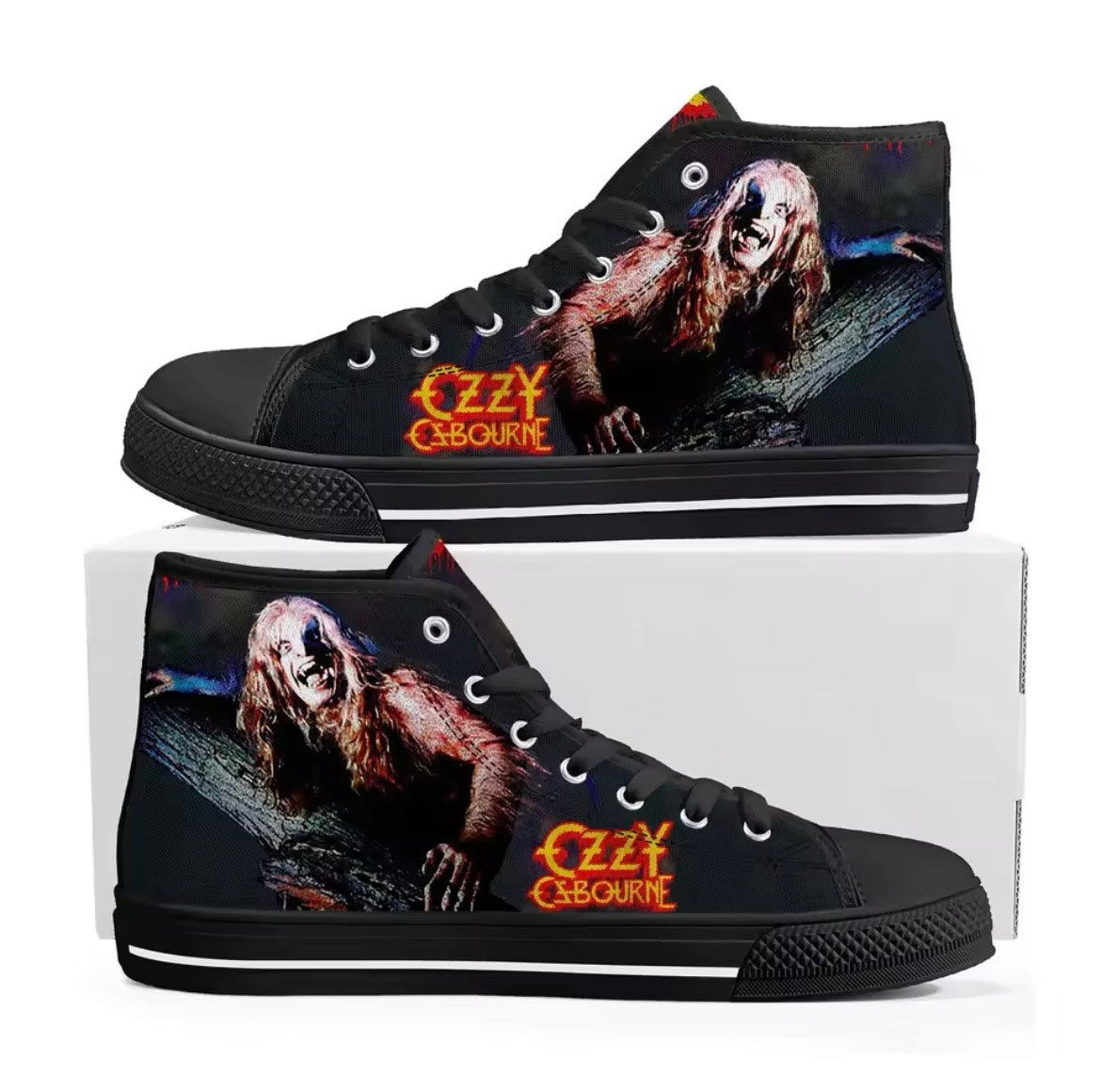 OZZY OSBOURNE bark at the moon shoes