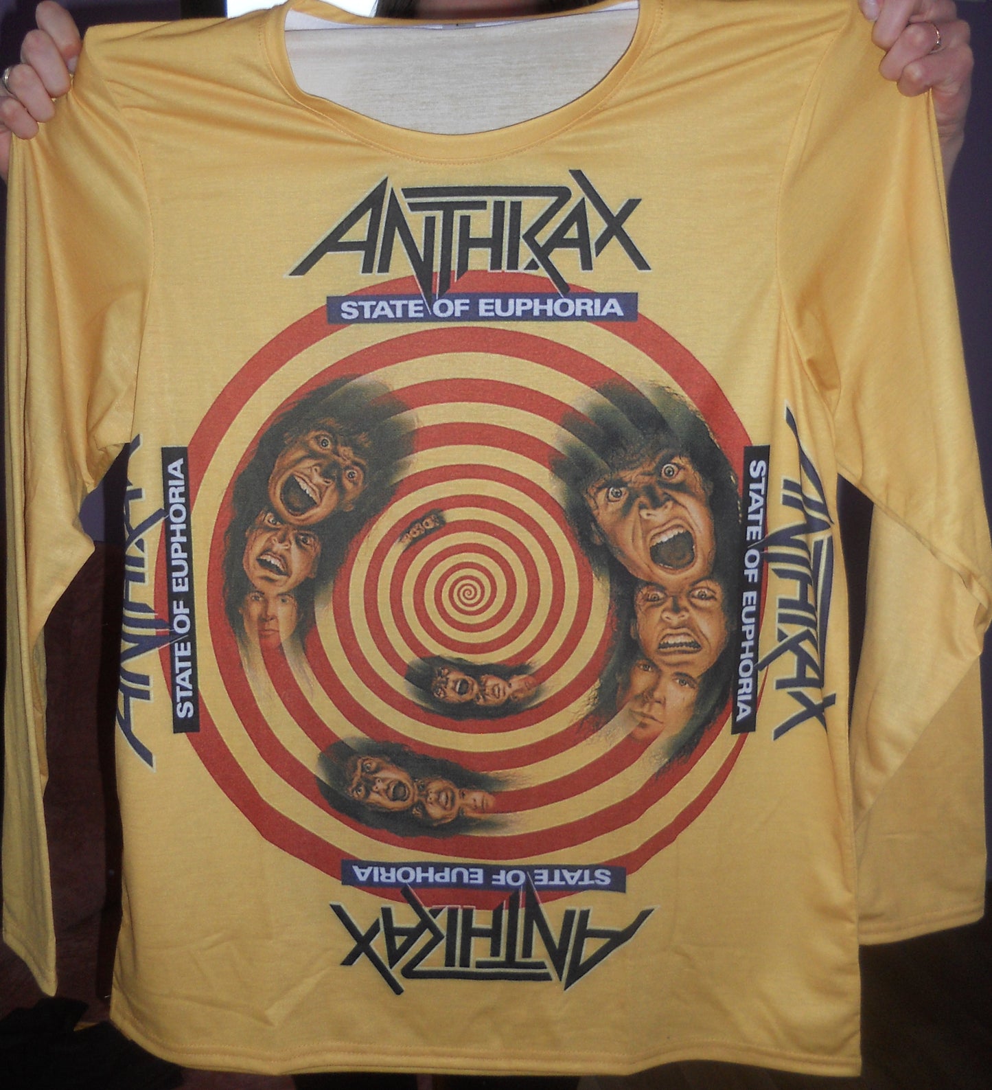 ANTHRAX state of euphoria t-shirt