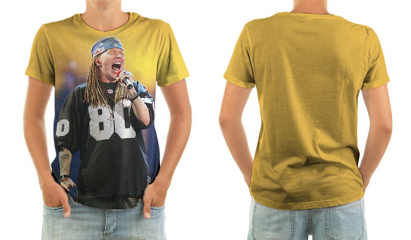 Guns N'Roses Axl Rose shirts