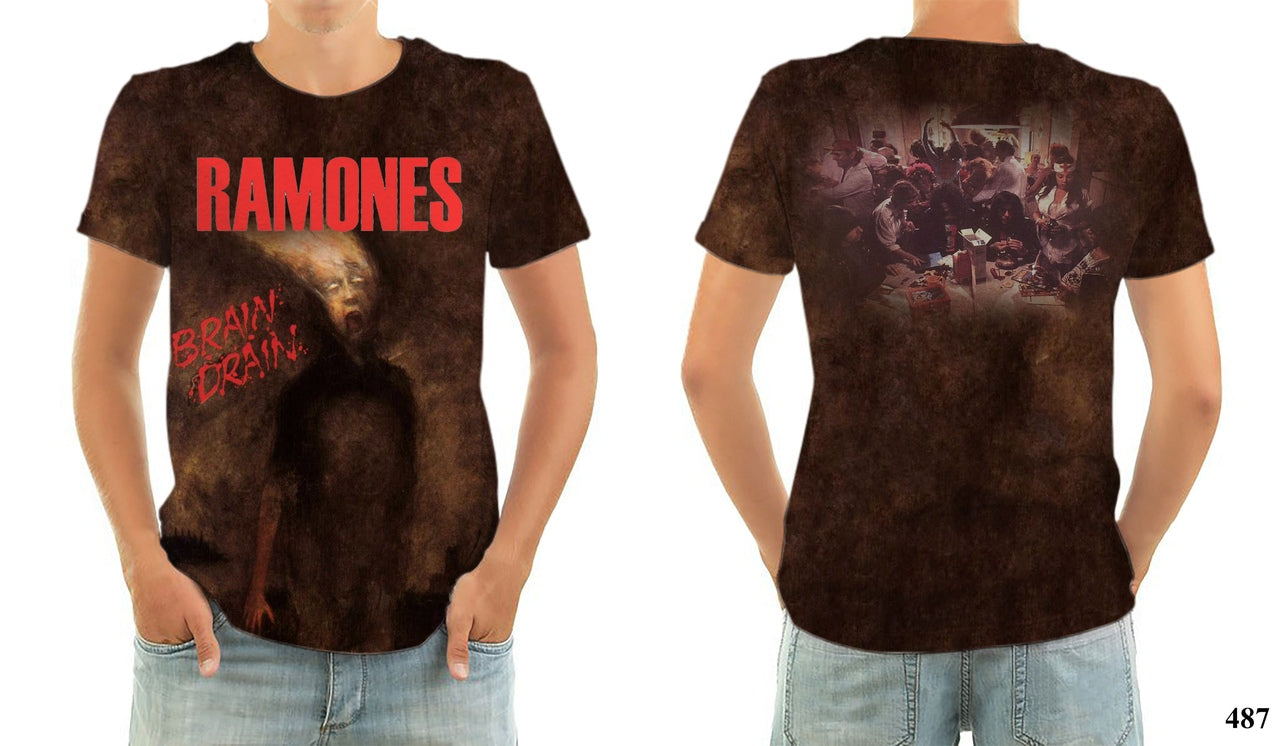 RAMONES brain drain t-shirt