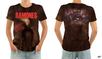 RAMONES brain drain t-shirt