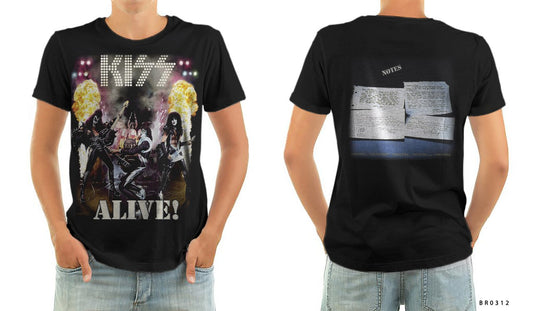 KISS alive t-shirt