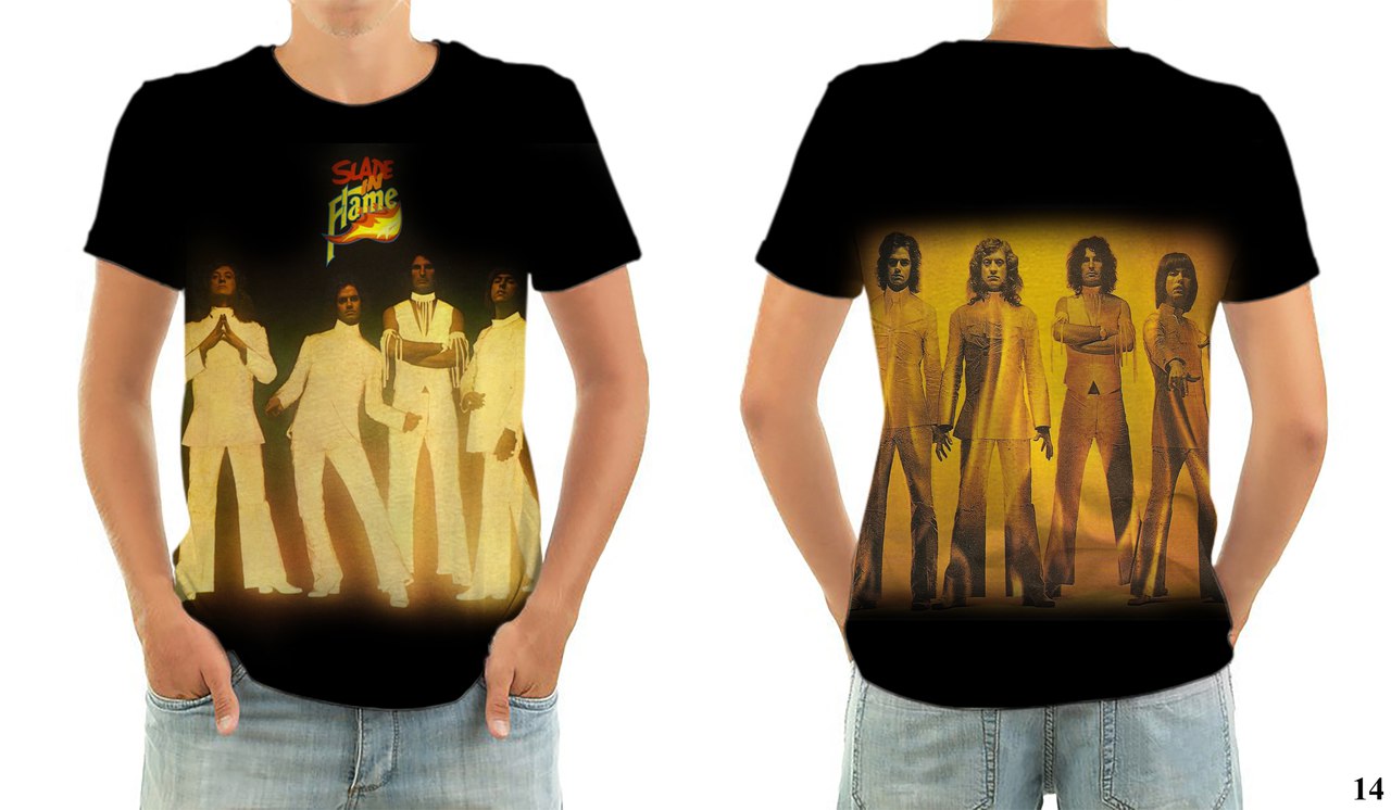 SLADE in flame t-shirt