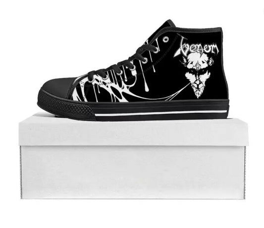 Venom black metal shoes