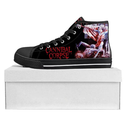 CANNIBAL CORPSE high top shoes